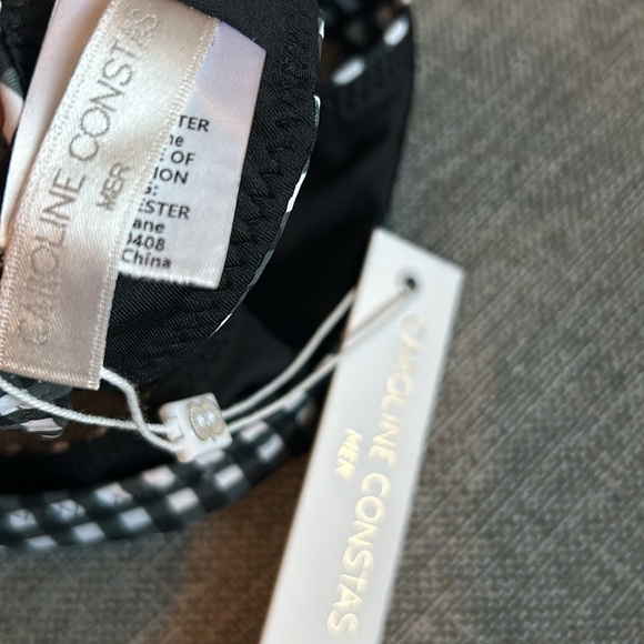 Caroline Constas Kali Bikini Bottom in Gingham Size L - Picture 10 of 15